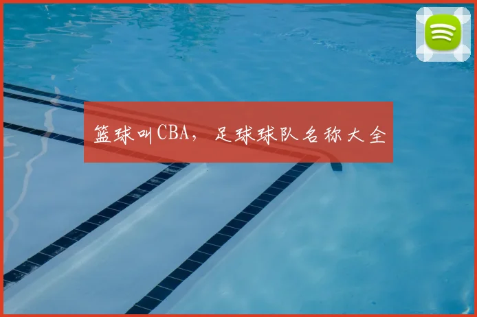 篮球叫CBA，足球球队名称大全